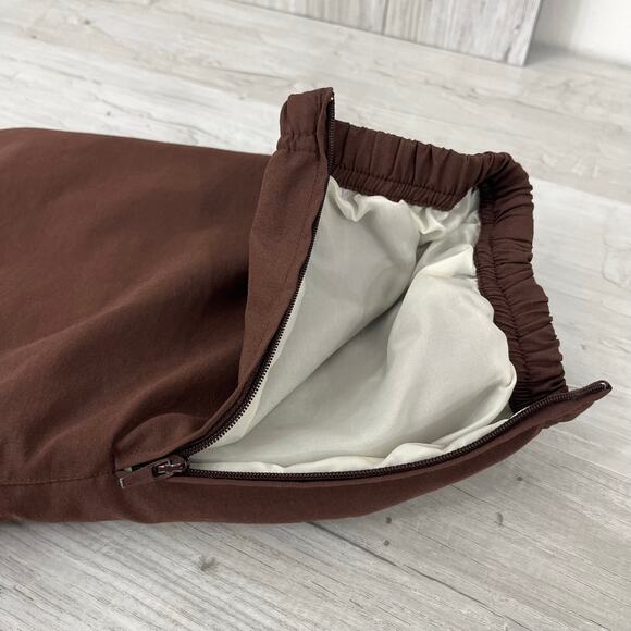 Vintage Janeve Brown White 2 Piece Long Sleeve Zip Up Track Suit Small - Picture 15 of 16